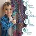 thumbnail image 3 of Blackout Kids Curtains,Multicolor Paisley Pattern Childrens Insulated Curtains Set Of 2,Bedroom Essentials,Toddler Room Decor 42x63in(106x160cm), 3 of 4