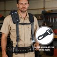 thumbnail image 5 of Mens Suspenders 2" Wide Adjustable and Elastic Braces X Shape with Very Strong Clips - Heavy Duty, 5 of 10