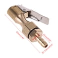 thumbnail image 4 of Air Line Hose Compressor Fitting Connector 6.5mm Quick Release Nozzle Replacement Air Coupler Plug Nozzle, 4 of 15
