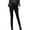 f_Black Sherpa Fleece Lined Legging, variant on Sherpa Fleece Lined Leggings for Women Trendy Printed Warm Thick Leggings High Waist Workout Pants Winter Leggings Tights Black L