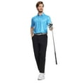 thumbnail image 5 of DTWOOO Men's Golf Shirts Short Sleeve Print Performance Moisture Wicking Dry Fit Golf Polo Shirts for Men, 5 of 8