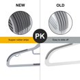 thumbnail image 3 of Perchas de plástico, paquete de 50 perchas resistentes para ropa seca y húmeda con almohadillas antideslizantes, ahorro de espacio, organizador súper ligero de 0,2 pulgadas de grosor, 3 of 7