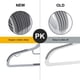 thumbnail image 3 of Perchas de plástico, paquete de 50 perchas resistentes para ropa seca y húmeda con almohadillas antideslizantes, ahorro de espacio, organizador súper ligero de 0,2 pulgadas de grosor, 3 of 7