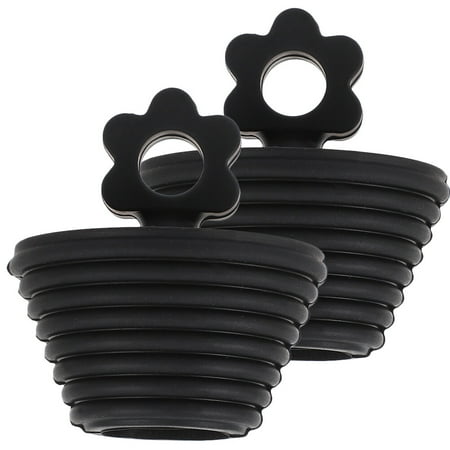 

2pcs Bathtub Stoppers Silicone Washbasin Stoppers Flower Drain Stopper Plugs