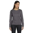 thumbnail image 2 of LAT Combed Ringspun Jersey Long-Sleeve T-Shirt (3588) Charcoal, 2XL, 2 of 2