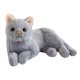 thumbnail image 1 of Muñeco De Peluche De Gato Realista De 30 Cm, Muñeco De Peluche De Gato Tumbado, Juguetes De Peluche Para Niños, Regalo De Cumpleaños Para Niños, Decoración Para El Hogar, 1 of 5