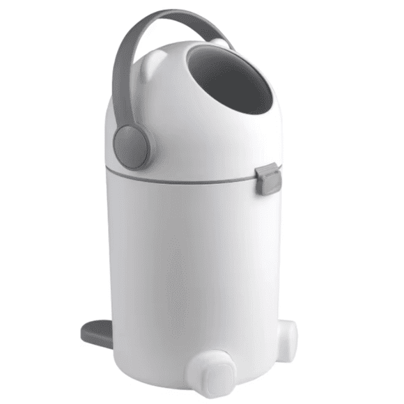 Paje Betaje Contrôle des Odeurs Seau de Pépinière – Utilise des Sacs à Déchets Réguliers, Pédale Mains Libres, Bac à Déchets à Ouverture et Fermeture Faciles, Design Blanc Moderne et Pratique - un Essentiel Quotidien pour les Nouveau-Nés