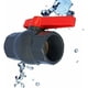 thumbnail image 5 of PVC ball valve, U-PVC plastic valve, straight connectors for flow control and stop (40 mm), 5 of 5