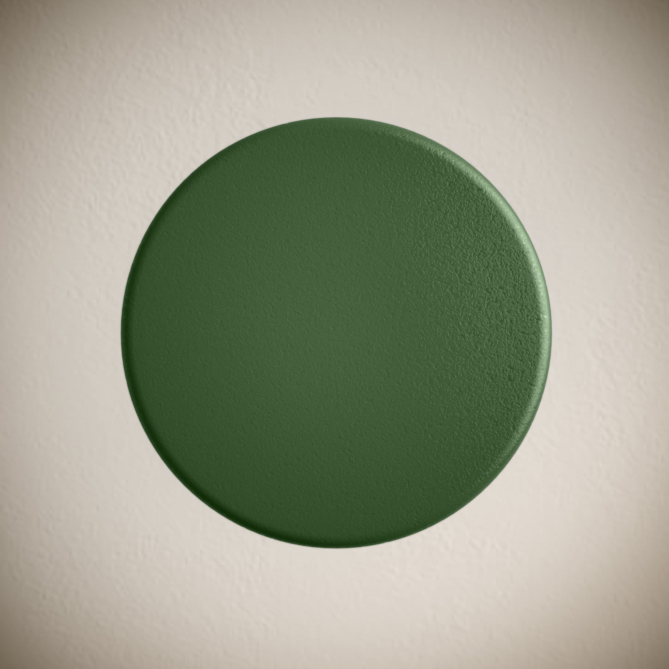 Lisse Concrete Bathroom Sink Non-Overflow Pop Up Drain in Matte Royal Green