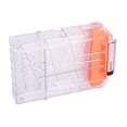 thumbnail image 2 of Herwey Reload Clip Magazine Darts Replacement Magazine Transparent Toy Gun Soft Bullet Clip, bullet storage,bullet clip, 2 of 8