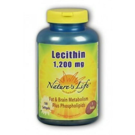Natures Plus Lecithin - Lecithin 1200mg Nature's Life 100 Softgel