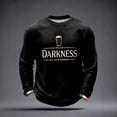 thumbnail image 5 of Men's Hello Darkness My Old Friend Shirts Waffle Long Sleeve T-Shirt St. Patrick's Day Shirt, 5 of 6