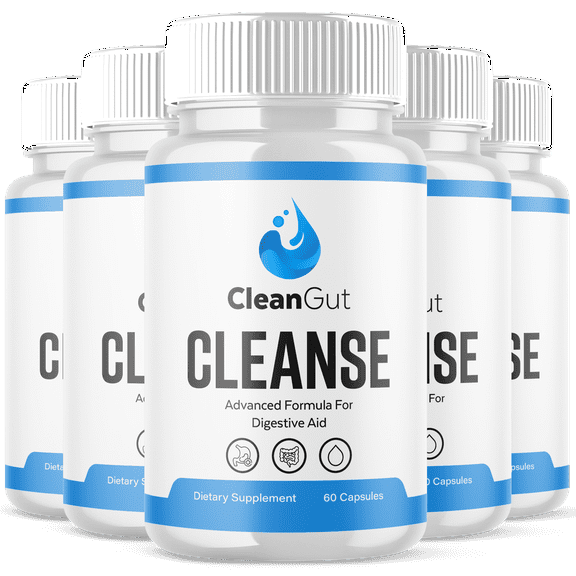CleanGut Cleanse Gut Health Pills Advanced Formula Digestion Support Clean Gut Cleanse 300 Capsules