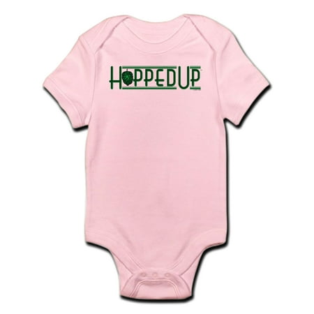 

CafePress - Hopped Up For Beer Infant Bodysuit - Baby Light Bodysuit