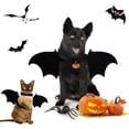 thumbnail image 2 of Murciélago Para Mascotas Ajustable Halloween Mascota Perro Murciélago Alas Accesorios De Halloween Para Fiesta De Cumpleaños De Disfraces sonducket HA043686-01, 2 of 6