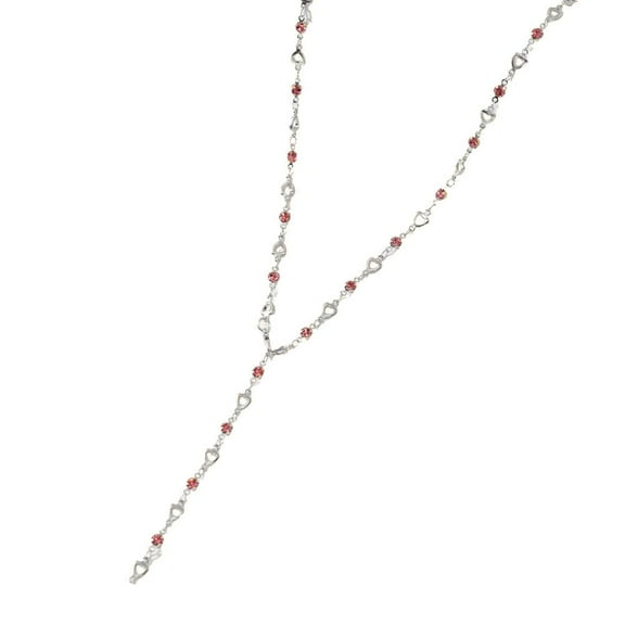 Fashion Elegant Women's Colorful Sparkling Metal Y-Drop Long Chain Necklaces H6 B7Y9