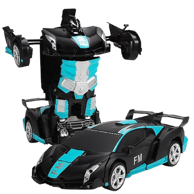 Rc Car Robot Control Remoto Robot Juguetes Deformación Coches Robot Detección De Gestos Un Botón Transformar 360 ° Rotación Drifting El Mejor Regalo Para Niños Niñas Eigraketly EL018082-09
