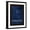 Black Frame, variant on Art.com Coffee Blueprint IV Indigo Art Print by Marco Fabiano, 12" x 16"