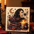 thumbnail image 6 of Halloween Pearl Diamond Painting Art Kit with Frame for Adults & Beginners, Gemstone Diamond Dots Beads Painting for Home Wall Decor Halloween, 6 of 6