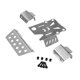 thumbnail image 4 of RC CHASSIS CHASSIS PLATA SKID Eje protector de protección de control remoto Piezas remotas de chasis Conjunto de guardia de chasis 1/12 Accesorios de, 4 of 9