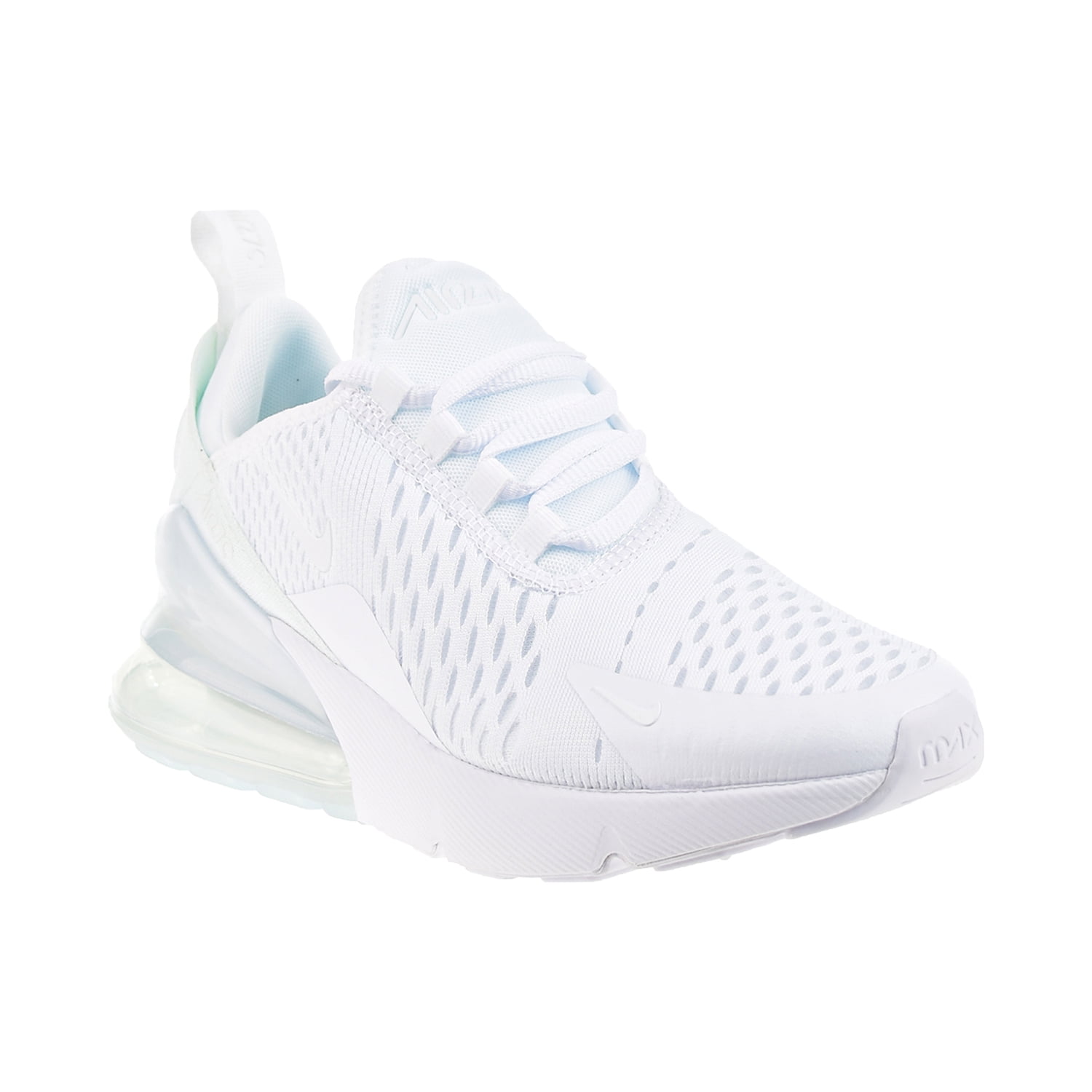 Nike Air Max 270 GS Big Kids Shoes White Metallic Silver 943345 103 Walmart