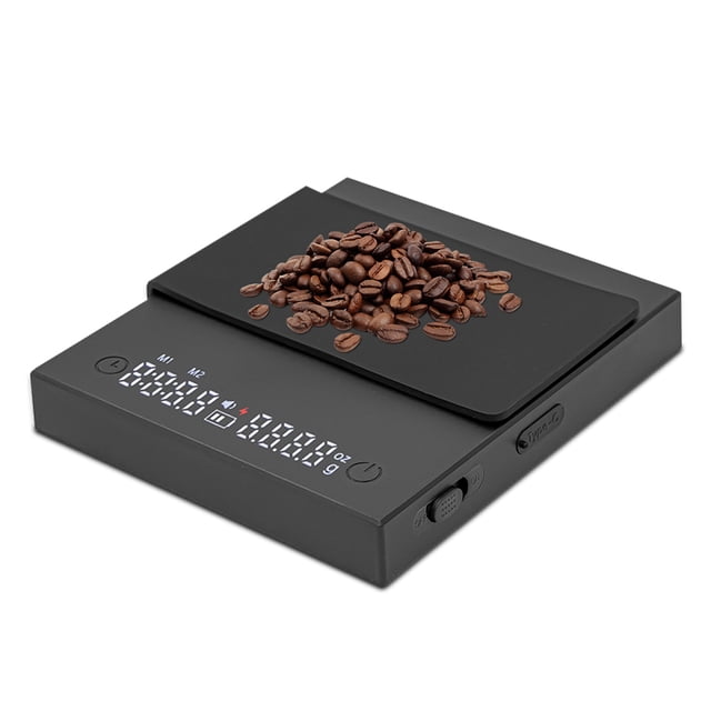 Mini Balance à Café avec Minuterie, 2 Kg/0,1 g Précise 3 Modes Type-C