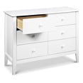 thumbnail image 4 of Carter's By DaVinci Morgan Commode Double à 6 Tiroirs, Blanc, 4 of 12