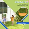 thumbnail image 4 of Outsunny Kids Swing Set for Backyard Outdoor w/ Double Swing Seats, 4 of 10