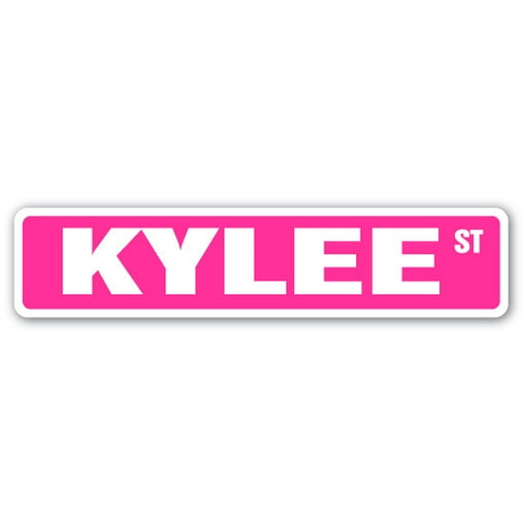 SignMission SS-KYLEE 4 x 18 in. Childrens Name Room Street Sign - Kylee