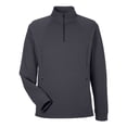 thumbnail image 4 of North End NE200 Men's Rhythm Waffle Quarter-Zip Pullover-Carbon-L, 4 of 6