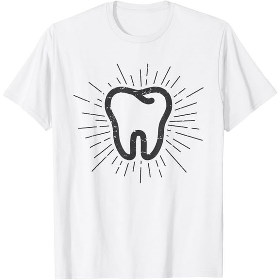 Tooth Dentist Hygienist Dental Oral Hygiene Gift T-ShirtMen's and women's pure cotton short-sleeved shirts