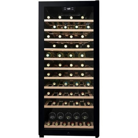 Danby 94 Bottle Free-standing Wine Cooler in Black DWC94L1B