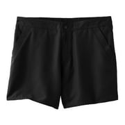 Croft & Barrow Black Tummy Slimmer Board Shorts Swimwear Womens Plus Size 26W
