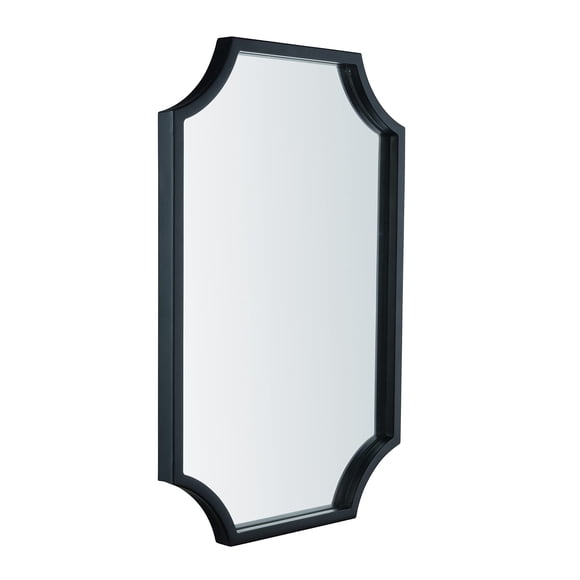 Miroir Encadré Doré - Miroir Mural Festonné 30 X 40 Pouces - Décoratif Doré
