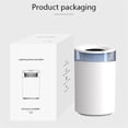 thumbnail image 4 of Humidifier 2.5 Litres Quiet Aroma Diffuser Small 7 LED Colours Light 2 Switchable Steam Integrated Aroma Oil Bottle Living Room Bedroom Children's Room, 4 of 9