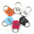 thumbnail image 4 of Huanledash Digit Number Lock Multipurpose Wear Resistant 6 Colors 3 Digit Combination Padlock Code lock for Home, 4 of 8