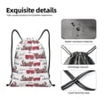 thumbnail image 4 of Balery Retro Train Pattern Drawstring Backpack Bag Sport Gym Sackpack Cinch Bags Pattern Drawstring Backpack Bag Sport Gym Sackpack Cinch Bags -Medium, 4 of 6