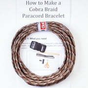 Paracord Planet DIY Cobra Braid Paracord Bracelet Kit – Multiple Colors – Survival Bracelet Kit – Do It Yourself Jewelry