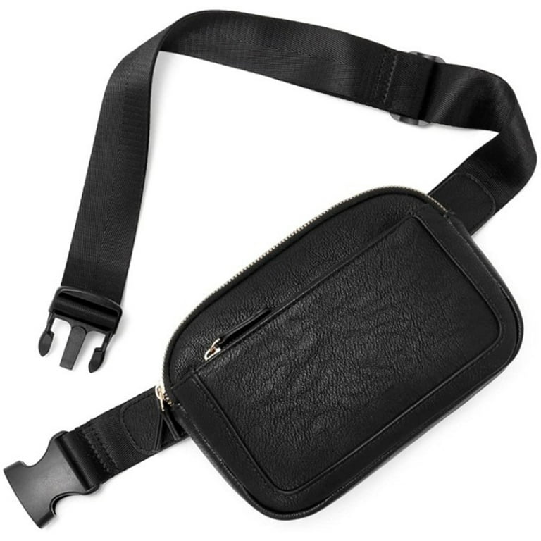 Belt Bag with Extender Strap, Fanny Pack Crossbody Bags for Women Men, Mini  Everywhere Belt Bag, Unisex Fashion Small Waist Pouch for Travel Run