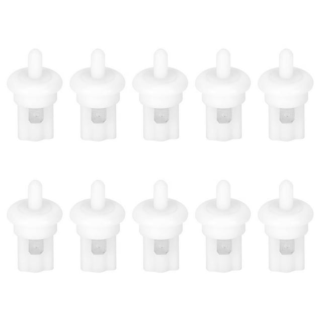 10Pcs Refrigerator Switch PBS‑35B Press to Reset OFF‑ON Freezer Door Controlled Switch White