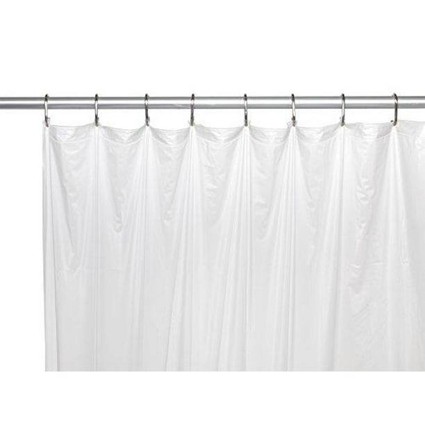 Gauge Vinyl Shower Curtain Liner, 78 Inch Long Shower Curtain