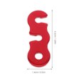 thumbnail image 3 of 50 tensores de cuerda de aleación de aluminio para tienda de campaña, ajustadores de cuerda, tensores de leva para tienda de campaña al aire libre, accesorios de camping y senderismo, color rojo, 3 of 7