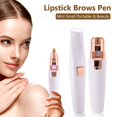 thumbnail image 4 of 2-in-1 Rechargeable Eyebrow and Facial Hair Removal White, 4 of 5
