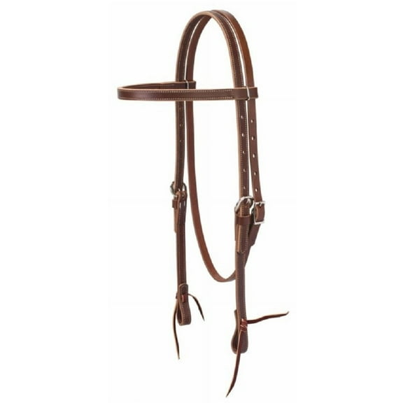 Weaver Leather 10-0335 Horse Headstall, Brown Latigo Leather, 5/8 inches