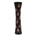 thumbnail image 2 of MeMoi Bowtie Dog Bamboo Blend Crew Socks - Mens - Male, 2 of 3