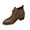 Coffee, variant on LOVZFMLL Boots for Women Ankle Booties Buckle Pointy Toe Slip Resistant Low Block Heel Comfort Casual Fall Winter Shoes
