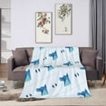 thumbnail image 7 of Dog Head Print Blanket, Fluffy Soft Cozy Blanket Flannel Plush Microfiber Couch Throw, Bedding, 80"x60", 7 of 7