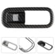 thumbnail image 4 of 2 unids/set guantera lateral del pasajero del coche manija cubierta de cuenco embellecedor para MG ZS 2017-2018 fibra de carbono Jadeshay A, 4 of 8