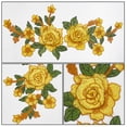 thumbnail image 5 of Flower Embroidery Cloth Iron On/Sew On Patches Costume Accessories Appliques Goldenrod 307x137x3.5mm DIY, 5 of 6