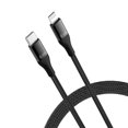 thumbnail image 1 of Cable de Datos ILUV Lightning USB-C NEGRO 90cm Certificado MFI para iPhone iPad, 1 of 4